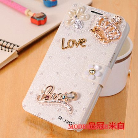 Hoesje Huawei G9 Plus Strass Trendtelefoon, Hoes Huawei G9 Plus Bescherming Anti-fall Lichtblauw