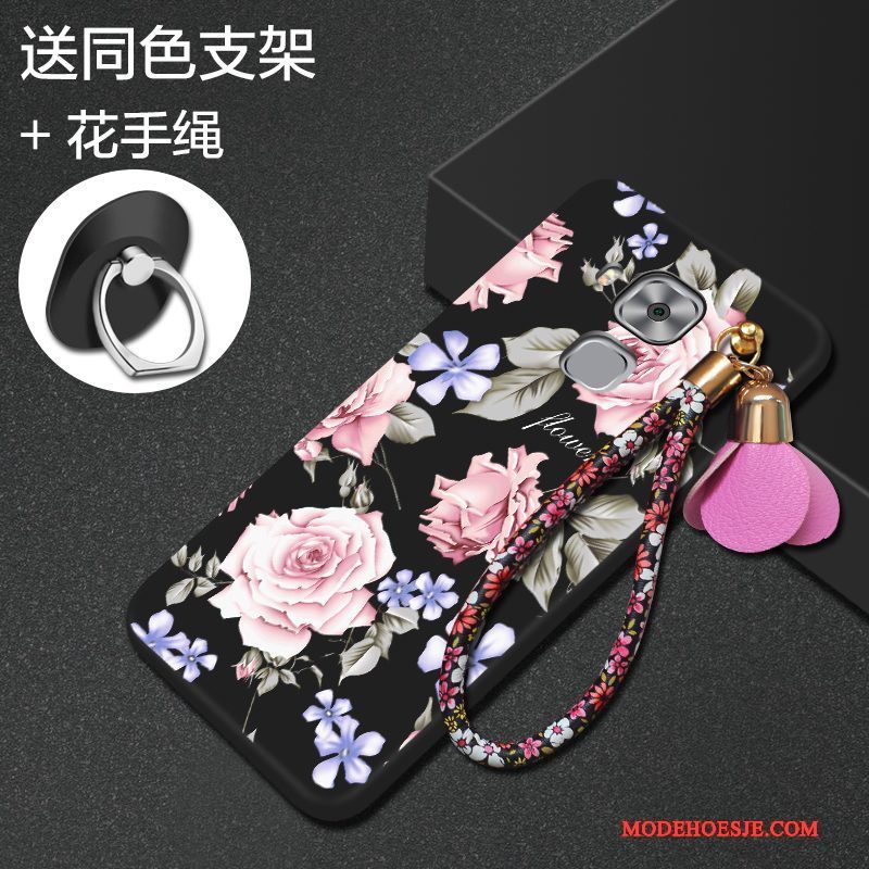 Hoesje Huawei G9 Plus Zacht Anti-fall Trend, Hoes Huawei G9 Plus Zakken Telefoon Rood