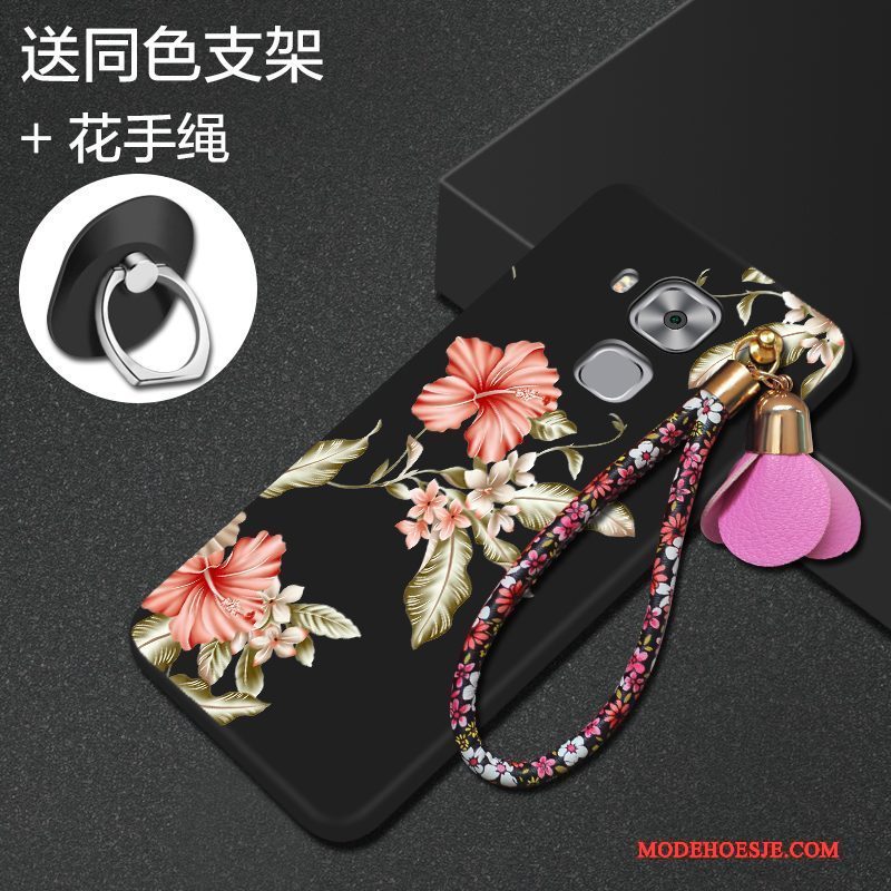 Hoesje Huawei G9 Plus Zacht Anti-fall Trend, Hoes Huawei G9 Plus Zakken Telefoon Rood