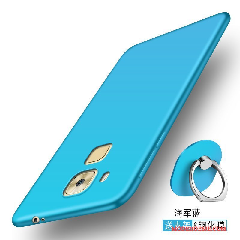 Hoesje Huawei G9 Plus Zacht Anti-fall Trendy Merk, Hoes Huawei G9 Plus Siliconen Persoonlijk Blauw