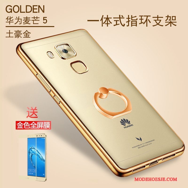 Hoesje Huawei G9 Plus Zacht Doorzichtigtelefoon, Hoes Huawei G9 Plus Bescherming Nieuw Rose Goud