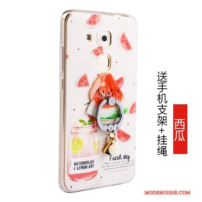 Hoesje Huawei G9 Plus Zakken Anti-falltelefoon, Hoes Huawei G9 Plus Bescherming Fruit Groen