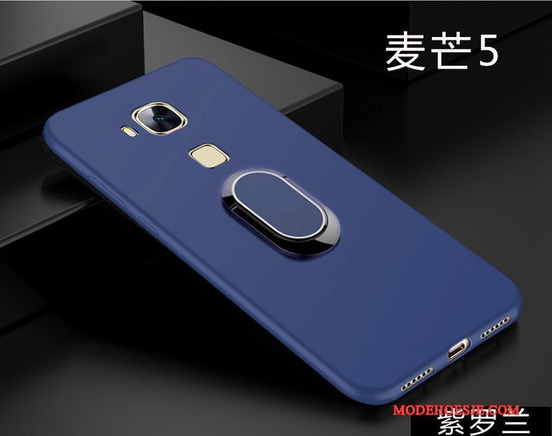 Hoesje Huawei G9 Plus Zakken Anti-falltelefoon, Hoes Huawei G9 Plus Zacht Zwart Schrobben