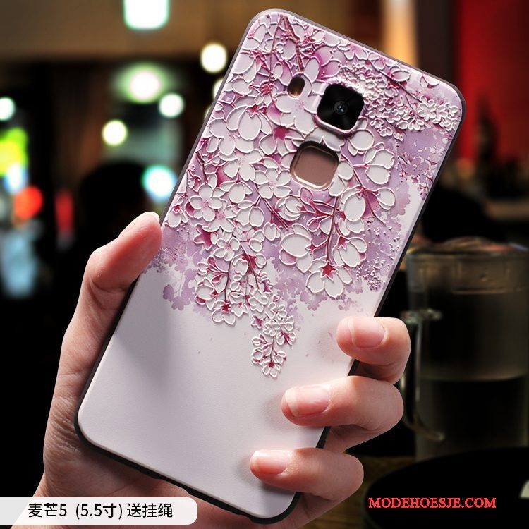 Hoesje Huawei G9 Plus Zakken Hanger Anti-fall, Hoes Huawei G9 Plus Zacht Chinese Stijltelefoon