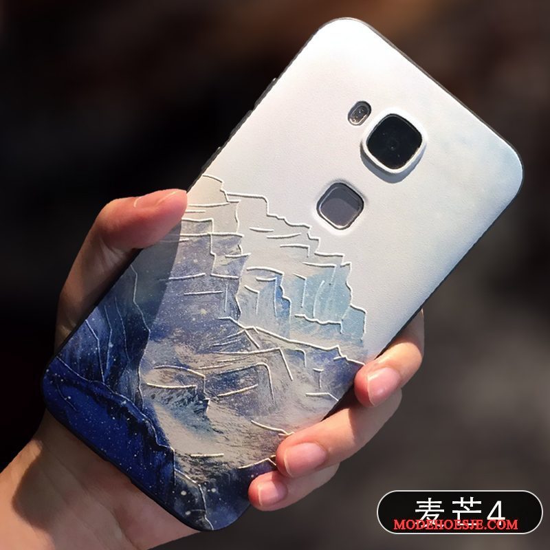 Hoesje Huawei G9 Plus Zakken Telefoon Anti-fall, Hoes Huawei G9 Plus Siliconen Geel
