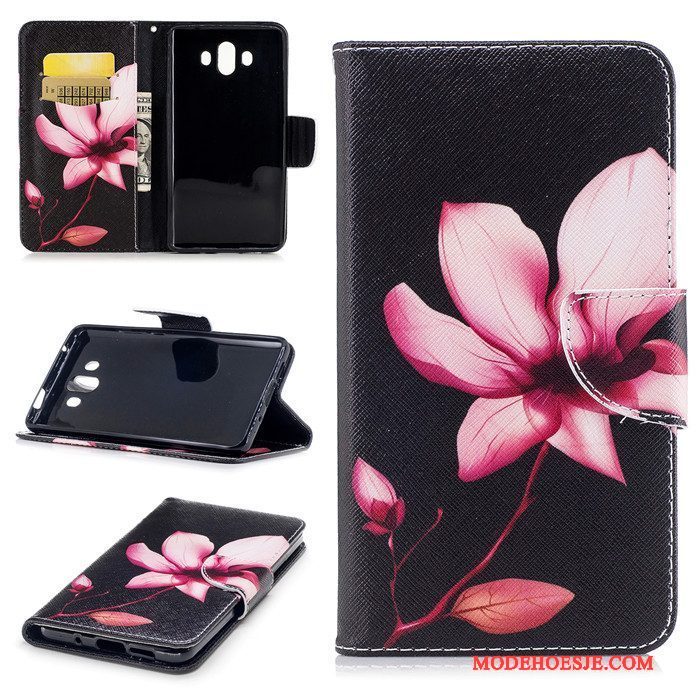 Hoesje Huawei Mate 10 Folio Anti-fall, Hoes Huawei Mate 10 Leer