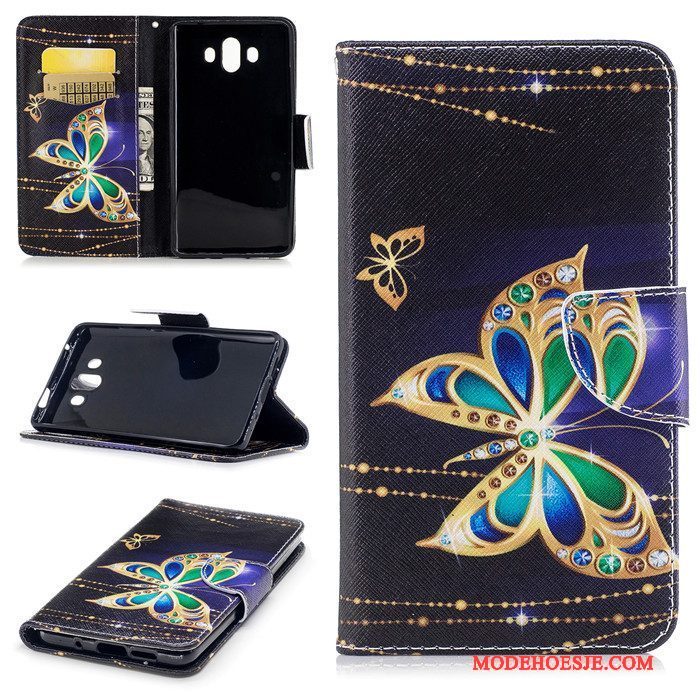 Hoesje Huawei Mate 10 Folio Anti-fall, Hoes Huawei Mate 10 Leer