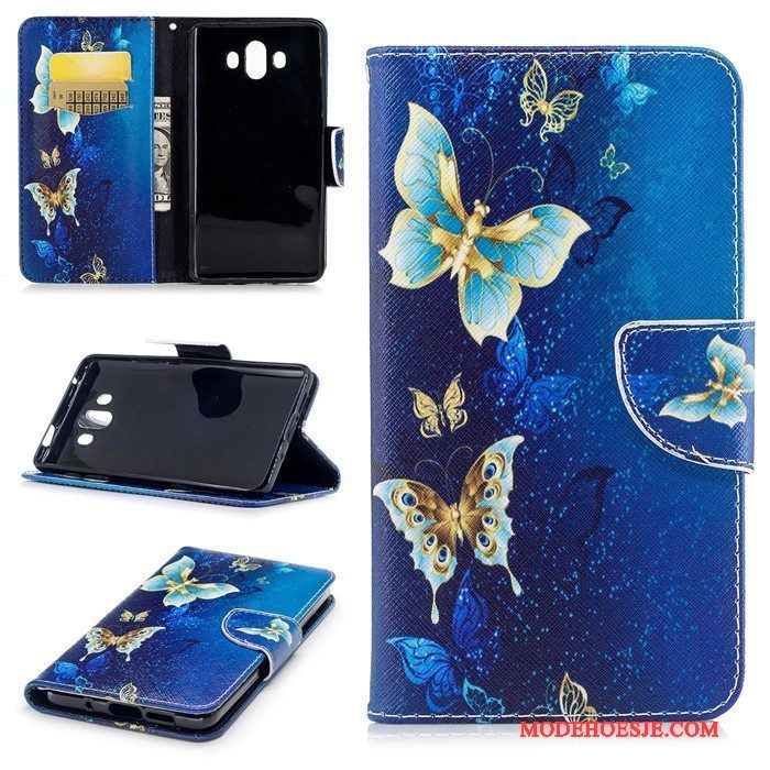 Hoesje Huawei Mate 10 Folio Anti-fall, Hoes Huawei Mate 10 Leer