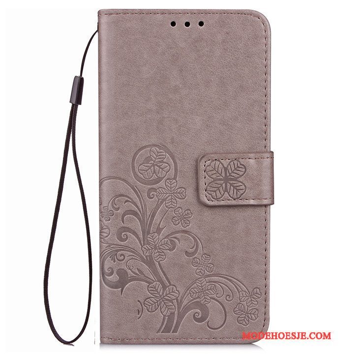 Hoesje Huawei Mate 10 Folio Anti-fall Purper, Hoes Huawei Mate 10 Zakken