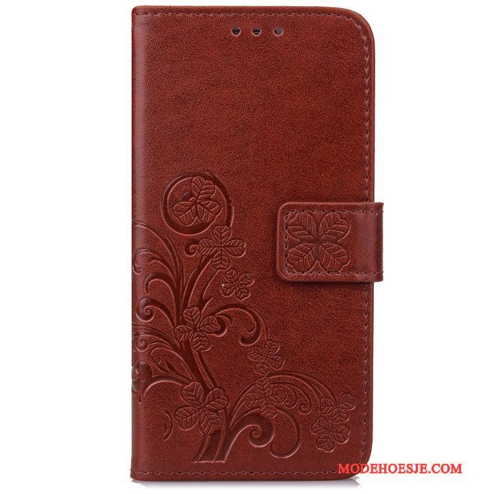 Hoesje Huawei Mate 10 Folio Anti-fall Purper, Hoes Huawei Mate 10 Zakken