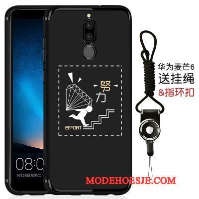 Hoesje Huawei Mate 10 Lite Bescherming Anti-fall Schrobben, Hoes Huawei Mate 10 Lite Zacht Zuiver Dun