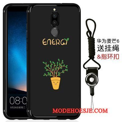 Hoesje Huawei Mate 10 Lite Bescherming Anti-fall Schrobben, Hoes Huawei Mate 10 Lite Zacht Zuiver Dun