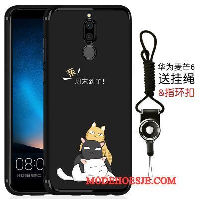 Hoesje Huawei Mate 10 Lite Bescherming Anti-fall Schrobben, Hoes Huawei Mate 10 Lite Zacht Zuiver Dun