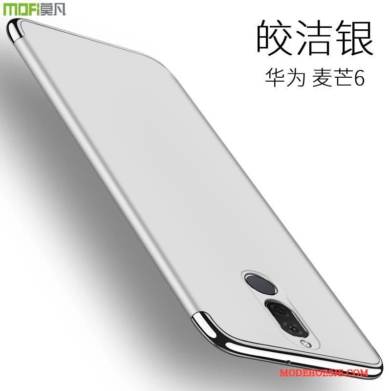 Hoesje Huawei Mate 10 Lite Bescherming Anti-falltelefoon, Hoes Huawei Mate 10 Lite Zilver