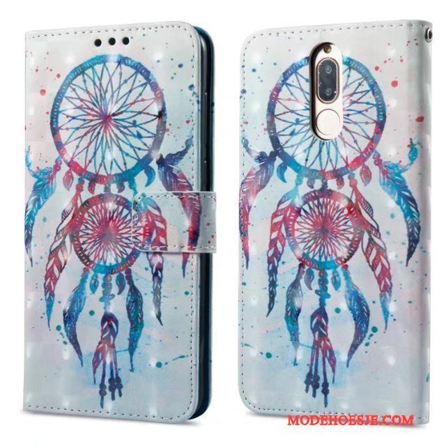 Hoesje Huawei Mate 10 Lite Bescherming Roze, Hoes Huawei Mate 10 Lite Leer