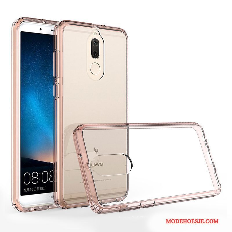 Hoesje Huawei Mate 10 Lite Bescherming Telefoon Roze, Hoes Huawei Mate 10 Lite Omlijsting