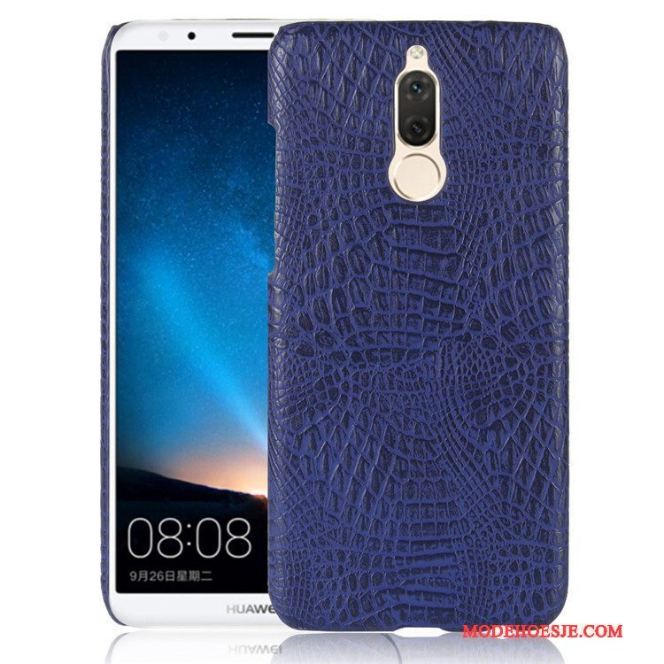 Hoesje Huawei Mate 10 Lite Leer Anti-falltelefoon, Hoes Huawei Mate 10 Lite Bescherming Hard Oranje