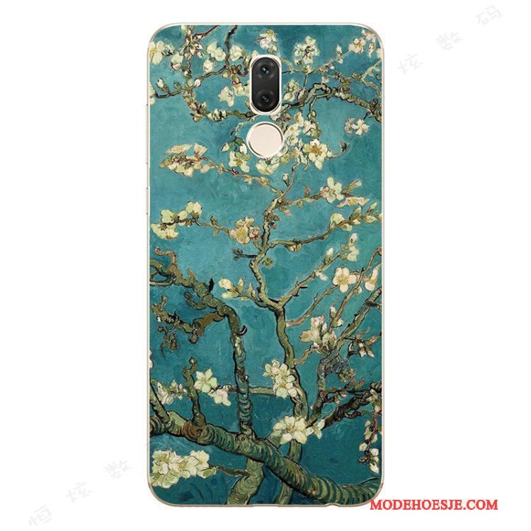 Hoesje Huawei Mate 10 Lite Siliconen Dun Roze, Hoes Huawei Mate 10 Lite Zacht Anti-falltelefoon