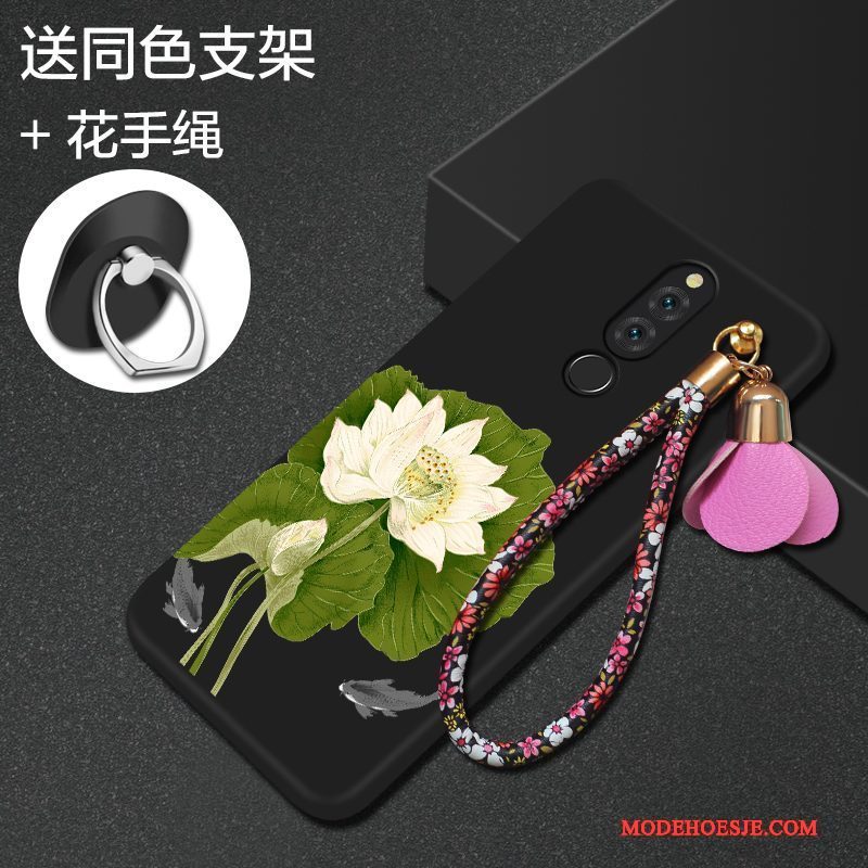Hoesje Huawei Mate 10 Lite Siliconen Roodtelefoon, Hoes Huawei Mate 10 Lite Bescherming Anti-fall