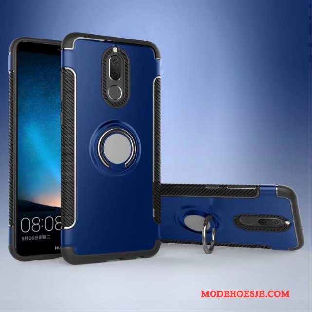 Hoesje Huawei Mate 10 Lite Zacht Jeugd Donkerblauw, Hoes Huawei Mate 10 Lite Bescherming Heimelijkheidtelefoon