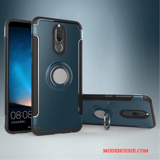 Hoesje Huawei Mate 10 Lite Zacht Jeugd Donkerblauw, Hoes Huawei Mate 10 Lite Bescherming Heimelijkheidtelefoon