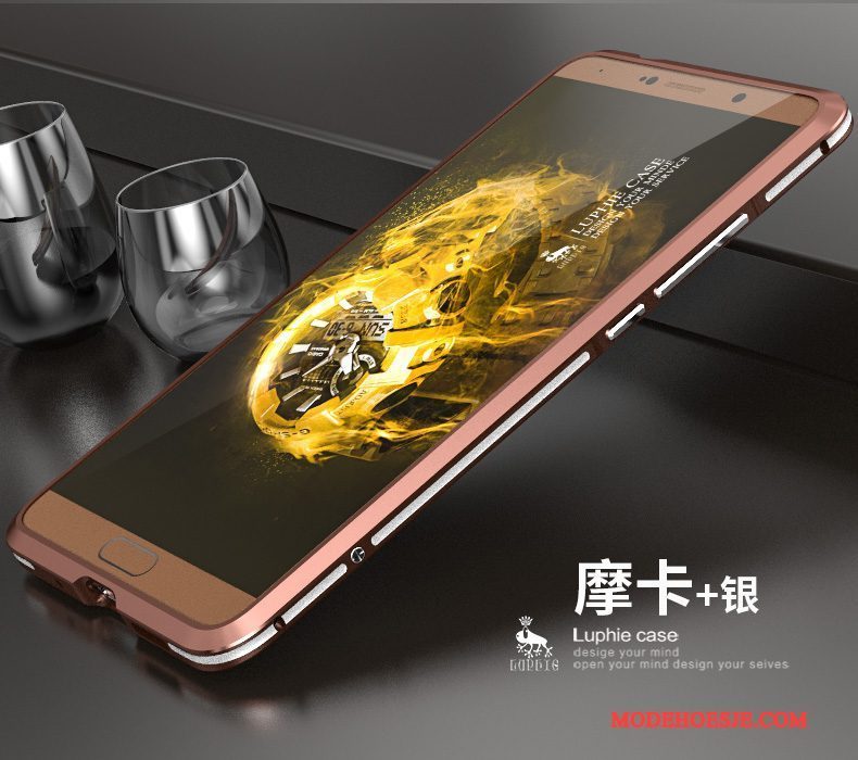 Hoesje Huawei Mate 10 Metaal Omlijsting Dun, Hoes Huawei Mate 10 Bescherming Goudtelefoon