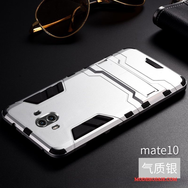 Hoesje Huawei Mate 10 Metaal Rood Legering, Hoes Huawei Mate 10 Trendtelefoon