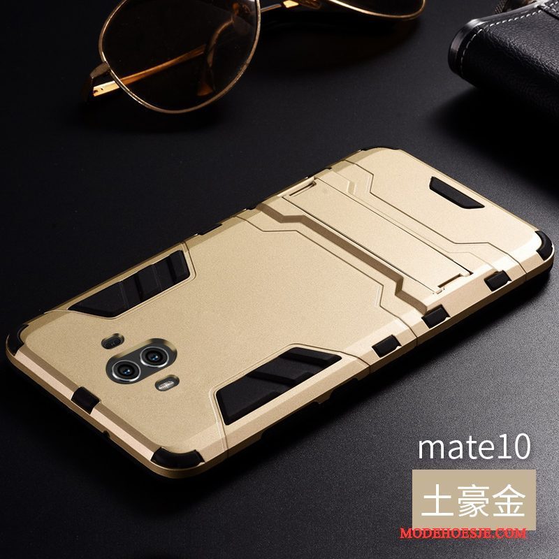 Hoesje Huawei Mate 10 Metaal Rood Legering, Hoes Huawei Mate 10 Trendtelefoon