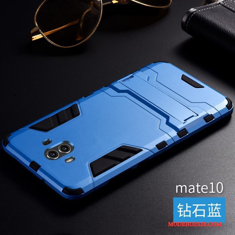 Hoesje Huawei Mate 10 Metaal Rood Legering, Hoes Huawei Mate 10 Trendtelefoon