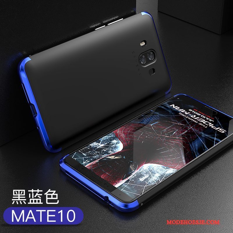 Hoesje Huawei Mate 10 Metaal Trendy Merk Hard, Hoes Huawei Mate 10 Zakken Anti-falltelefoon