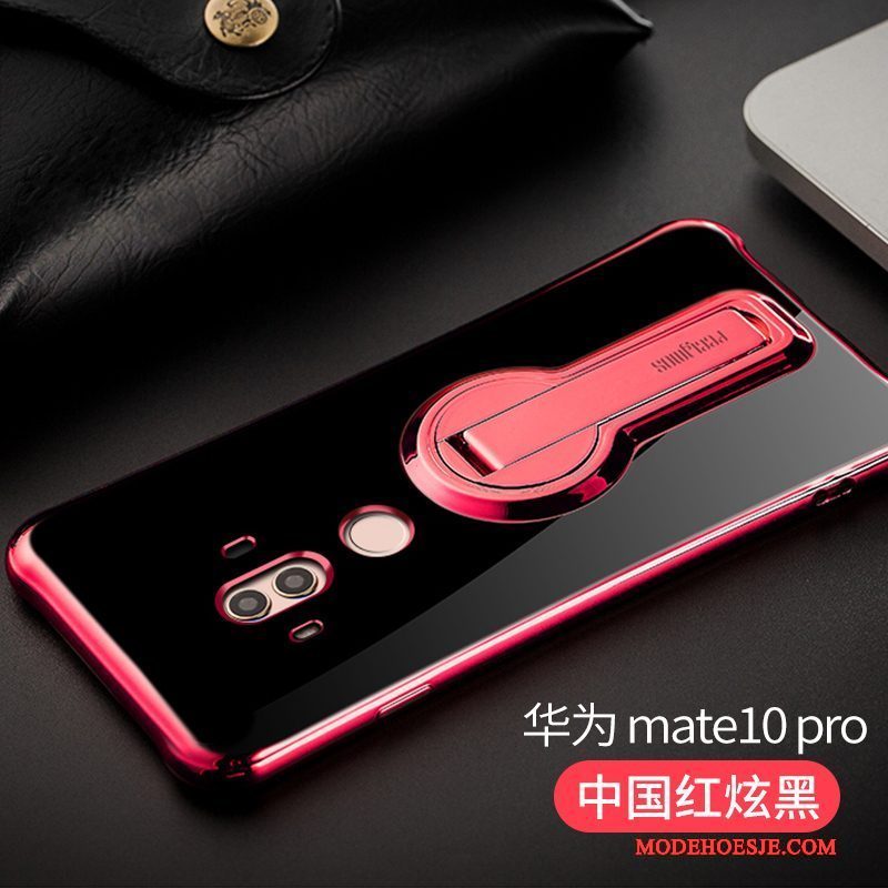 Hoesje Huawei Mate 10 Pro Bescherming Anti-falltelefoon, Hoes Huawei Mate 10 Pro Ondersteuning Roze Trend