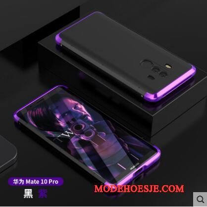 Hoesje Huawei Mate 10 Pro Bescherming Dun Purper, Hoes Huawei Mate 10 Pro Metaal Telefoon Anti-fall