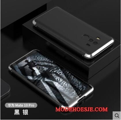 Hoesje Huawei Mate 10 Pro Bescherming Dun Purper, Hoes Huawei Mate 10 Pro Metaal Telefoon Anti-fall