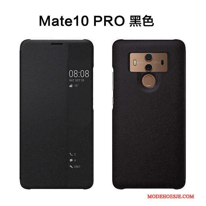 Hoesje Huawei Mate 10 Pro Bescherming Telefoon Anti-fall, Hoes Huawei Mate 10 Pro Leer