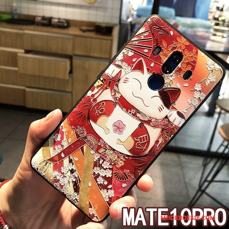 Hoesje Huawei Mate 10 Pro Kleur Trend Nieuw, Hoes Huawei Mate 10 Pro Zakken Rijkdom Anti-fall