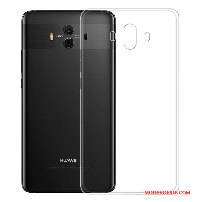 Hoesje Huawei Mate 10 Pro Luxe Telefoon Elegante, Hoes Huawei Mate 10 Pro Siliconen Goud Plating