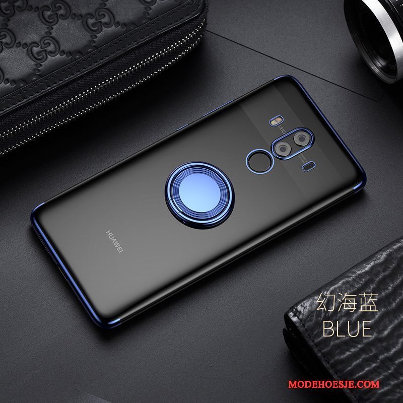 Hoesje Huawei Mate 10 Pro Siliconen Blauw Anti-fall, Hoes Huawei Mate 10 Pro Doorzichtigtelefoon