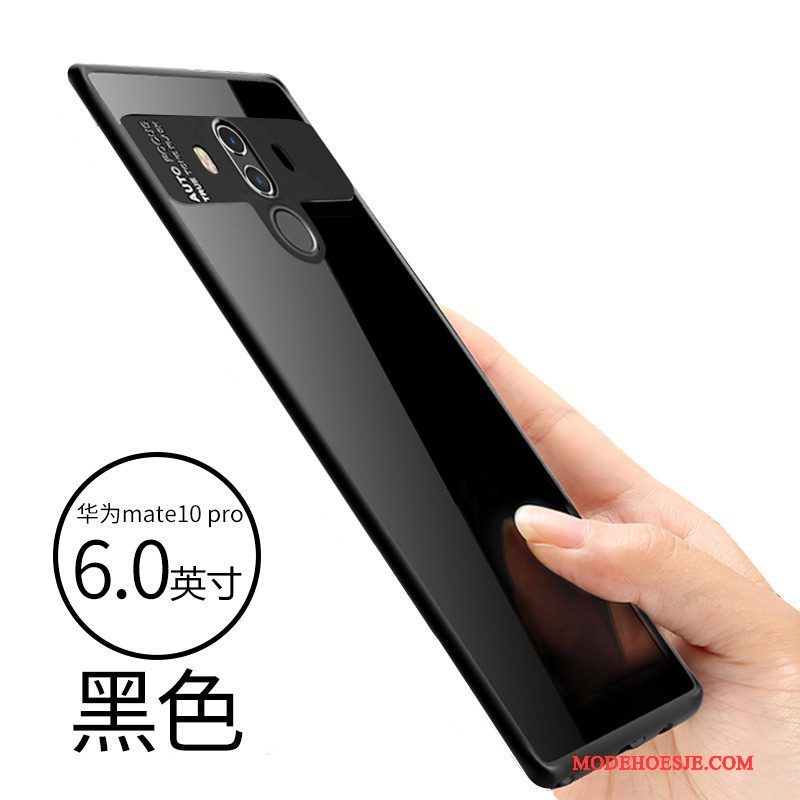 Hoesje Huawei Mate 10 Pro Siliconen Eenvoudige Anti-fall, Hoes Huawei Mate 10 Pro Bescherming Zwarttelefoon