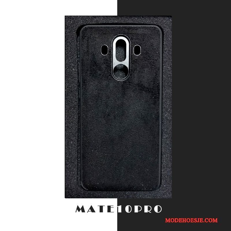 Hoesje Huawei Mate 10 Pro Siliconen Telefoon Rood, Hoes Huawei Mate 10 Pro Zakken Dun Anti-fall