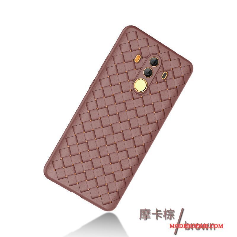 Hoesje Huawei Mate 10 Pro Zacht Anti-falltelefoon, Hoes Huawei Mate 10 Pro Siliconen Purper Persoonlijk