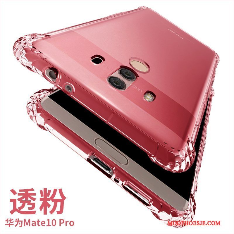 Hoesje Huawei Mate 10 Pro Zacht Gasbag Wit, Hoes Huawei Mate 10 Pro Bescherming Telefoon Doorzichtig