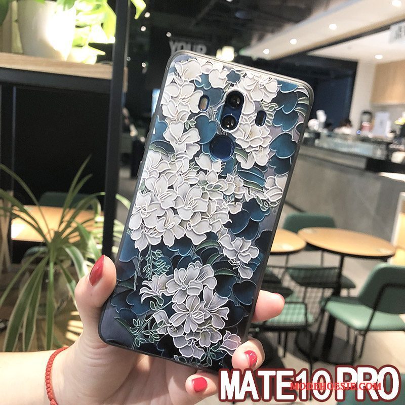 Hoesje Huawei Mate 10 Pro Zacht Telefoon Hanger, Hoes Huawei Mate 10 Pro Zakken Geel Nieuw