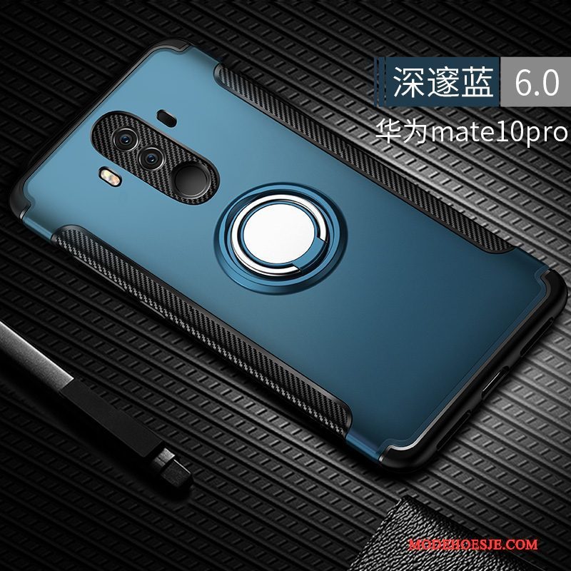 Hoesje Huawei Mate 10 Pro Zakken Anti-falltelefoon, Hoes Huawei Mate 10 Pro Siliconen Rood