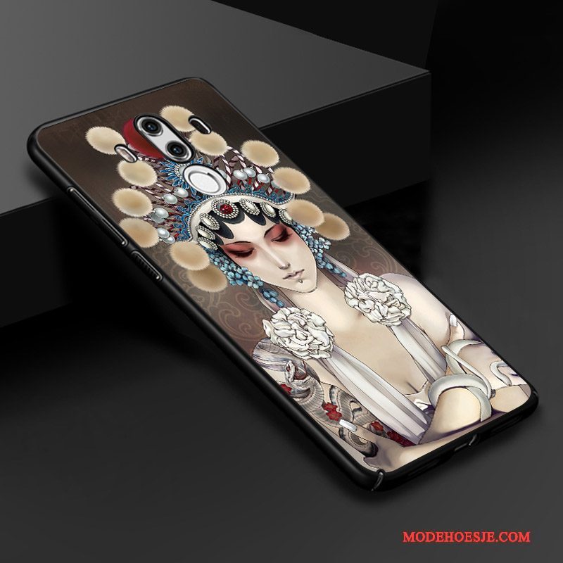 Hoesje Huawei Mate 10 Pro Zakken Chinese Stijl Pas, Hoes Huawei Mate 10 Pro Kleur Anti-fall Driedimensionaal