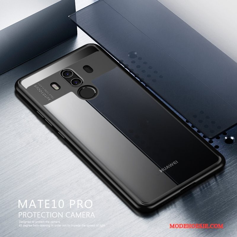 Hoesje Huawei Mate 10 Pro Zakken Telefoon Persoonlijk, Hoes Huawei Mate 10 Pro Zacht Blauw Anti-fall