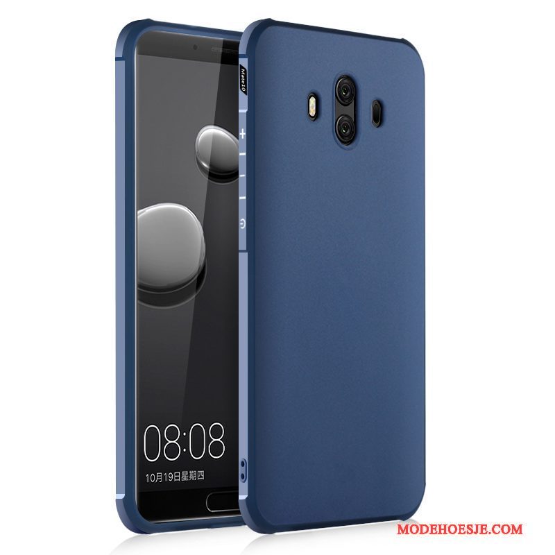 Hoesje Huawei Mate 10 Scheppend Anti-fall Zwart, Hoes Huawei Mate 10 Siliconen Persoonlijk Trend