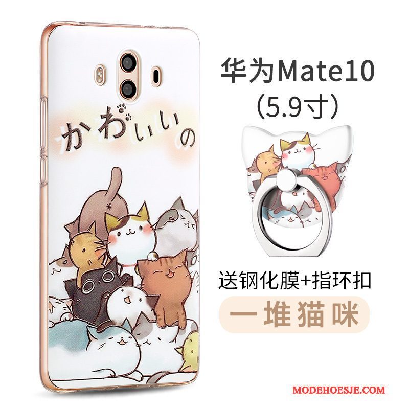 Hoesje Huawei Mate 10 Scheppend Persoonlijktelefoon, Hoes Huawei Mate 10 Zakken Roze Anti-fall