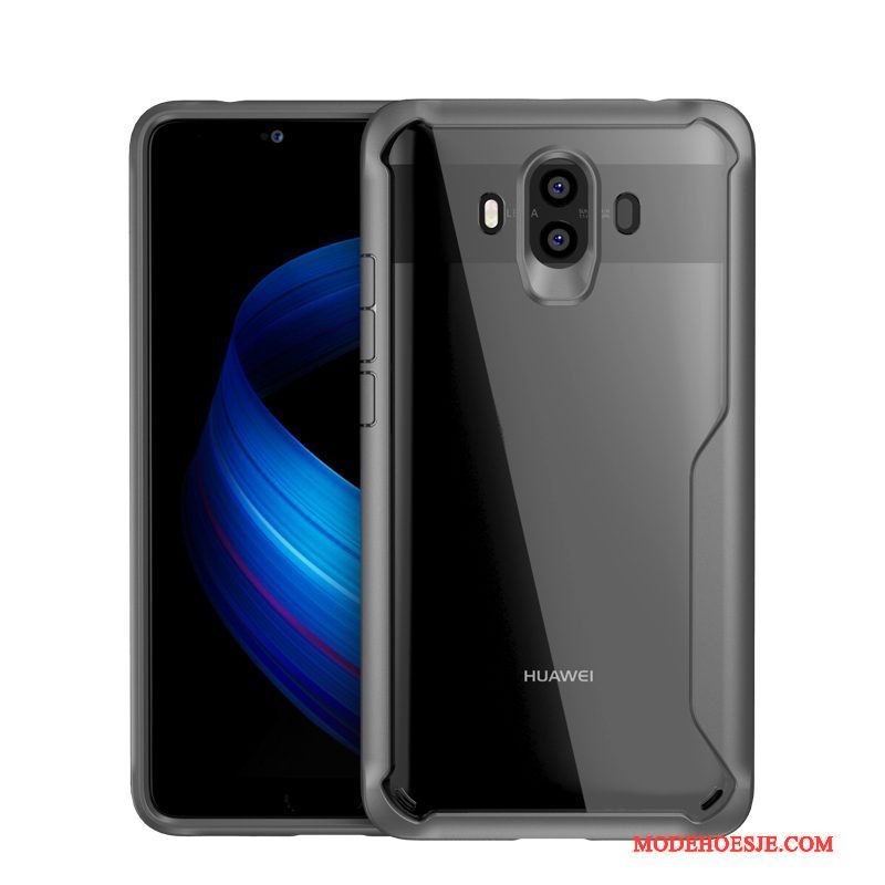 Hoesje Huawei Mate 10 Siliconen Telefoon Zwart, Hoes Huawei Mate 10 Zacht Anti-fall