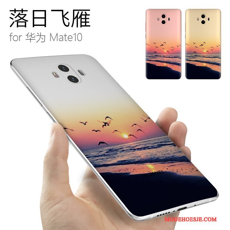 Hoesje Huawei Mate 10 Siliconen Trendy Merktelefoon, Hoes Huawei Mate 10 Zacht Chinese Stijl Anti-fall