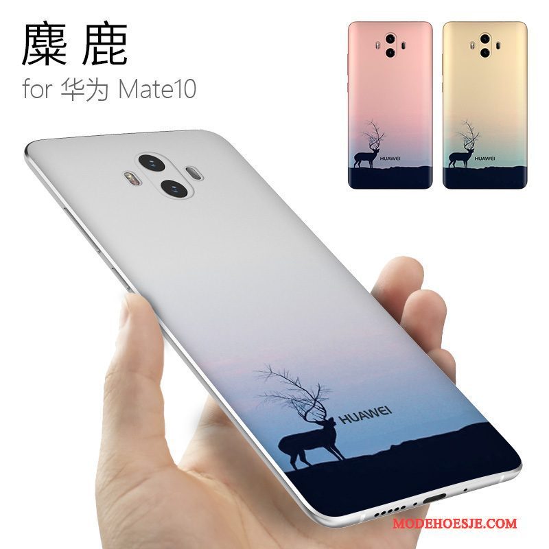 Hoesje Huawei Mate 10 Siliconen Trendy Merktelefoon, Hoes Huawei Mate 10 Zacht Chinese Stijl Anti-fall